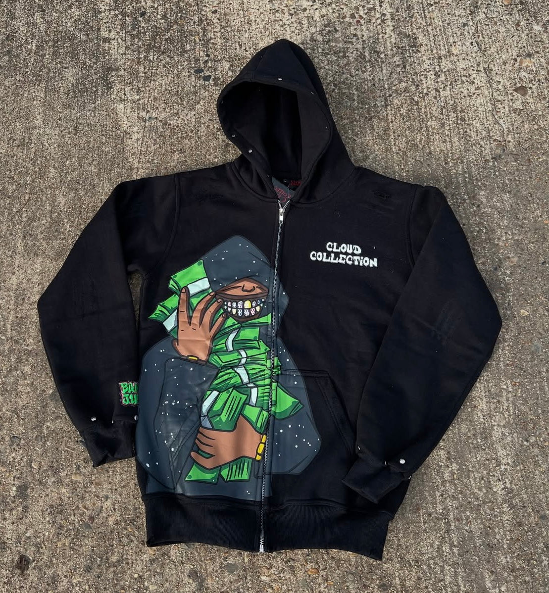 Midnight Bandit Junky black Zip Up